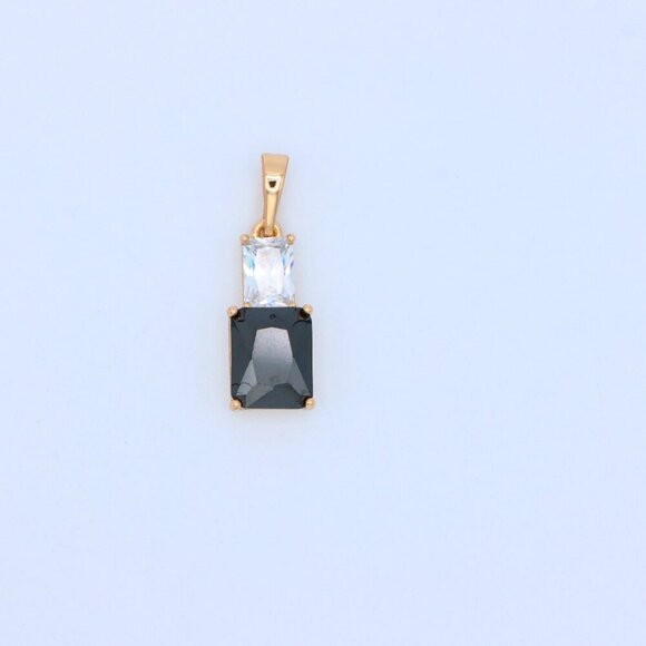 "Classic Black Pendant in Gold Plated Finish – Timeless Everyday Charm, XPPT1806 - Picture 12 of 13
